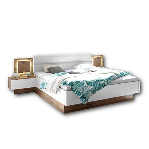 Capri Doppelbett mit LED-Beleuchtung