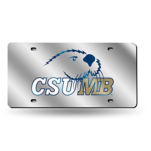 NCAA Cal State Monterey Bay Otters Laser Inlaid Metal License Plate Tag
