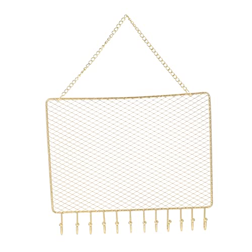 Homoyoyo Estante de joyería de pared puesto de joyería bandejas de joyería jewelry organizer organizador bisuteria perchero para pendientes de pared Expositor de pendientes planchar Golden