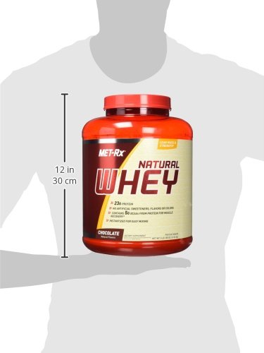 Met-Rx Natural Whey Protein Powder, Chocolate Protein Powder, 5 Lb #TOP7