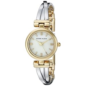 Anne Klein Women’s AK/1171MPTT Two-Tone Bangle Watch