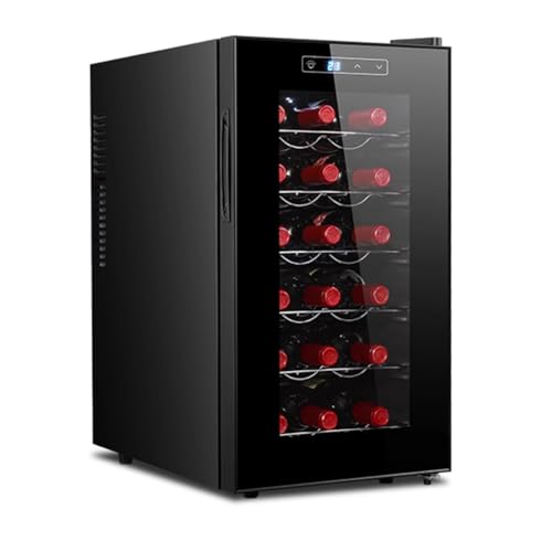 PP-Vic Thermostat À Vin, Armoire À Vin Indépendante Intégrée À Température Contrôlée, Petit Réfrigérateur Indépendant, Adapté À La Cuisine À Domicile, Au Bureau, Au Bar, Au Vin Rouge,D 18 01