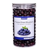 SODGHYTR Freeze Dried Blueberries,3.53oz/100g,No Added Sugar,Freeze Dried Fruit Snacks,Dehydrated Fruit, Whole Blueberries,for Smoothies,Baking,Oatmeal,Yogurt