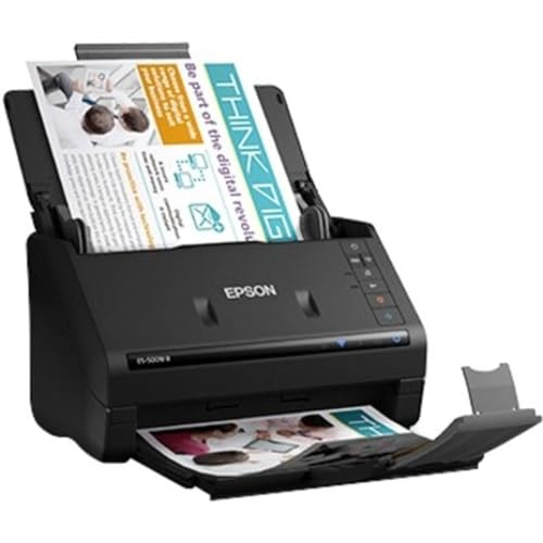 Epson Workforce ES-500W II Wireless Color Duplex Desktop Document Scanner の商品画像 9