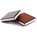 Produktbild 2 X Zigarettenetui Leder für 20 Zigaretten, Geschenk für Männer, Zigarettenbox Metall, Cigarette Case, Zigarettenschachtel, Zigaretten Boxen, Zigarettenetuis Klein für Herren Damen (Schwarz, Braun)