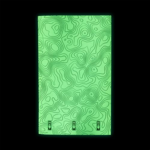 Bandages de flèches phosphorescents et topographiques Bohning taille L de 14 cm - 3