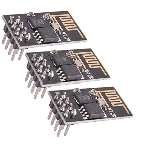 DollaTek 3Pcs Serial WiFi Módulo Transceptor Inalámbrico ESP-01