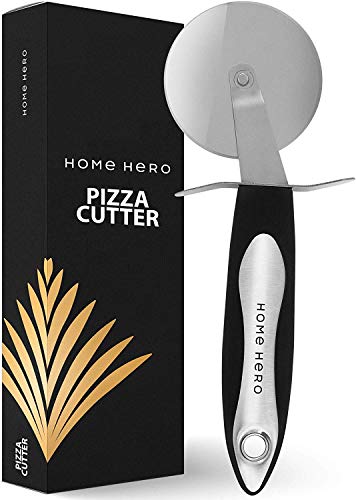Pizza Cutter Wheel Stainless Steel Pizza Cutter- Pizza Wheel Cutter Pizza Slicer Wheel Pizza Cutter Stainless Steel - Pizza Cutter with Handle Pizza Cutters Wheel