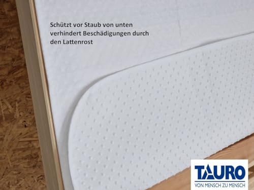 TAURO Noppen Matratzenschoner Textil 140 x 200 cm, (Einzelpack =1 Stück)