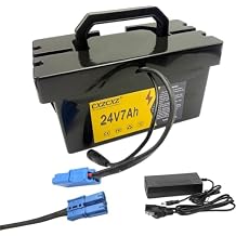 24V Lithium Battery, Replacement Battery for Kids Ride-On Toys and Cars,24v Battery for Dynacraft Realtree Ride On Toy with 2A Fast Charger for DIY Project24V7AH