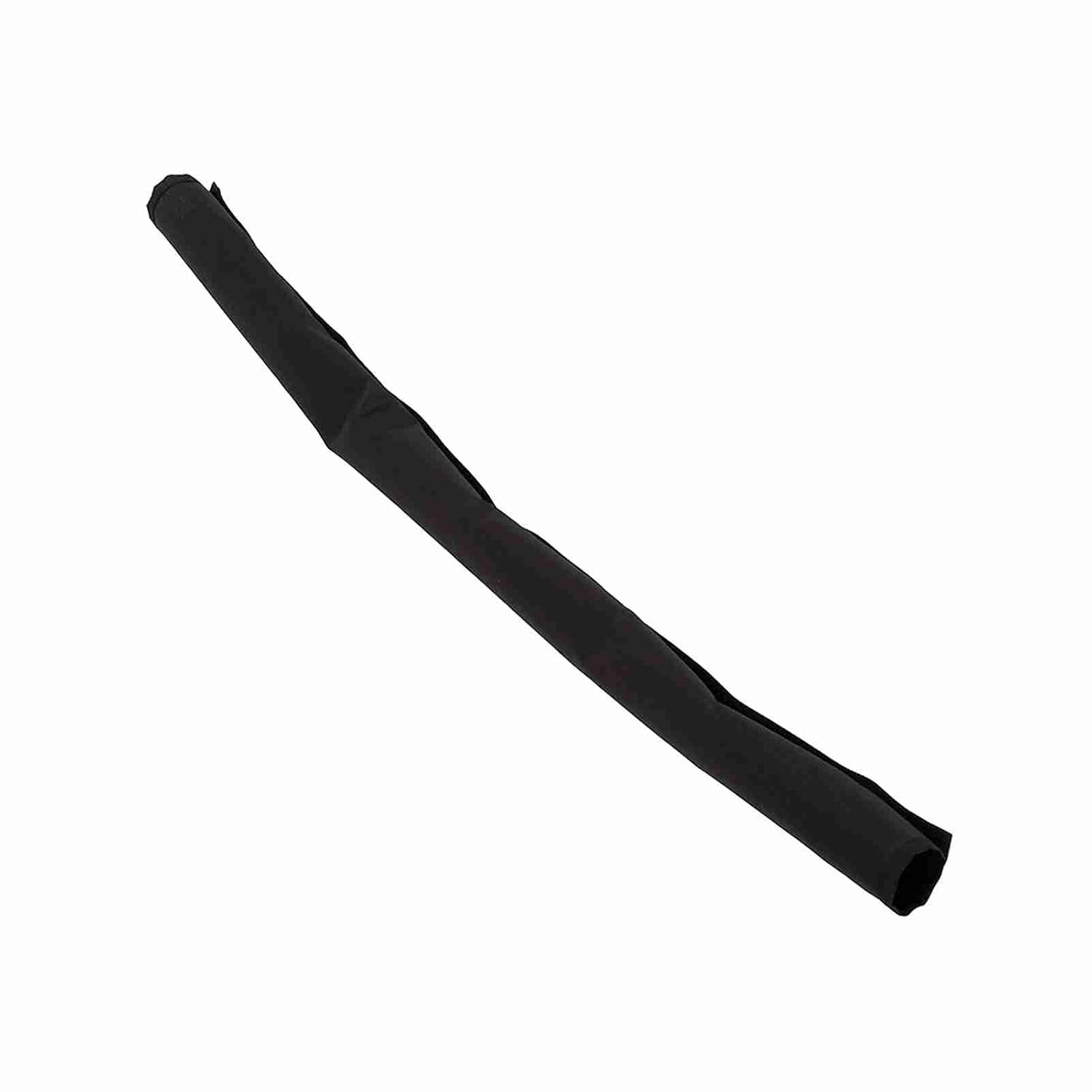 Baby Stroller Fabric Handle Bar Bumper Bar Handle Cover in 5 Colors, 60cm & 80cm Size Available, Compatible with & Pivot, Pram Pushchair (Black)