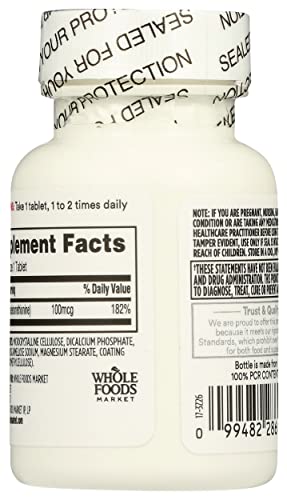 365 By Whole Foods Market, Selenium 100Mcg, 120 Tablets #TOP1
