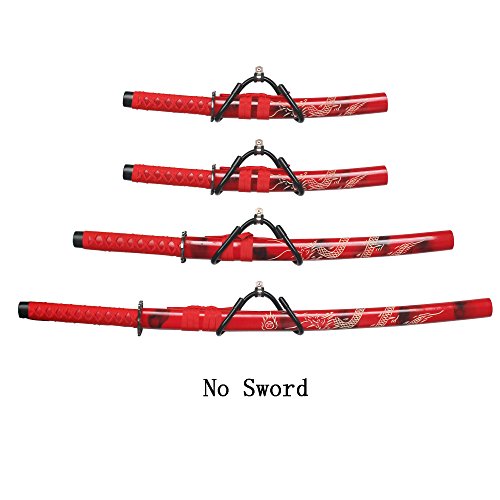 Yyst Sword Display Rack Sword Wall Mount Sword Wall Rack Sword Holder 4/Pk – No Sword #TOP4