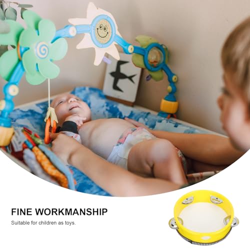 ifundom Tambor De Palmas Infantil Conjunto Infantil Tambor De Mão Musical Mini Pandeiros Brinquedos