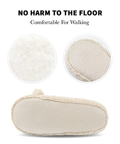 DICUIRD Womens Animal Soft Sole Slipper Socks with Grippers-Fuzzy House Cute Slippers3