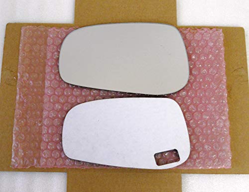 New Replacement Mirror Glass with Full Size Adhesive for 2004 – 2006 Volvo S60 S80 V70 Driver Side View Left LH