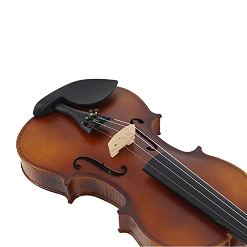 Matte Finish Solid Wood Violin 4/4 3/4 1/4 1/8 Craft Stripe Violino For Kids Students Beginner Case Mute Bow Strings Student Violin Violins Kit (Size : 1/2) #TOP7