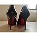 Christian Louboutin Black Pigalle Follies 85MM Leather Pumps New (Numeric_7_Point_5)