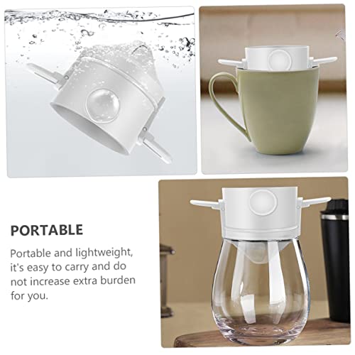 YARNOW 1 PC Funil De Café Filtro De Café De Aço Inoxidável Filtros De Café Em Forma De Cone Gotejado