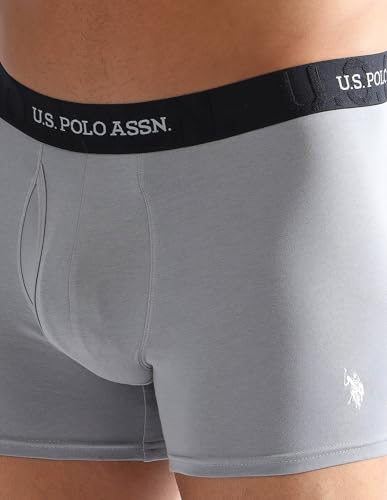 Image of U.S. Polo ASSN. Mens ET007 Anti Microbial Essential Long Underwear Trunk with Pouch Opening -Pack of 1