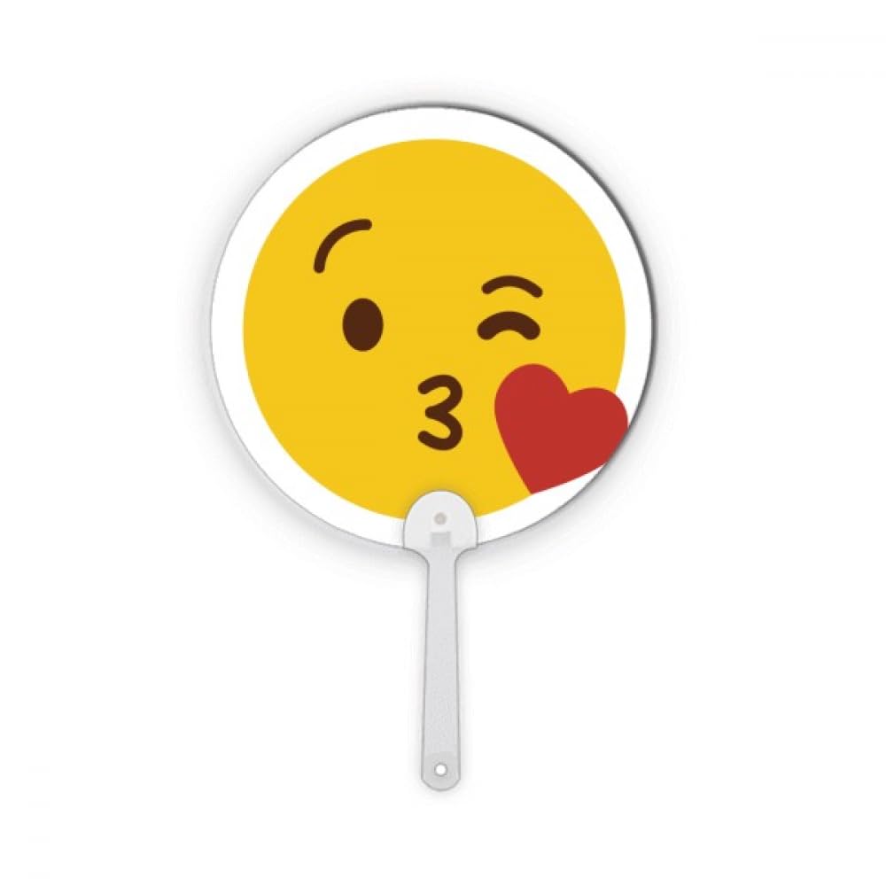 Chat en ligne éventail rond No/no Love You Kiss pour terrasses de café
