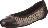  Tommy Hilfiger Camilla 7 FW86812850, Damen Ballerinas, Braun (Dark Brown/Taupe 201), EU 42