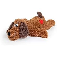 ALL FOR PAWS Little Buddy Heart Beat Brown Dog, Puppy Toy with Heartbeat Dog Training Toy for Separation Anxiety Relief Behavioral aid for Pets