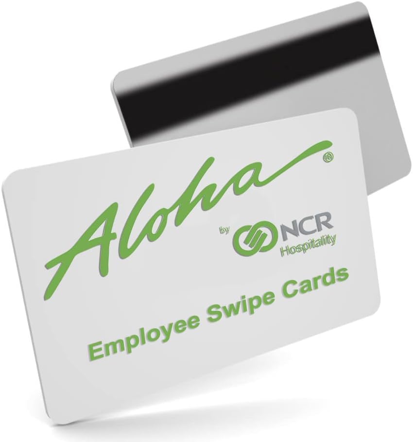 25 Pack Aloha POS Server Swipe Magnetic Cards