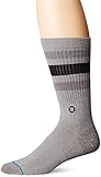 Stance Men's Boyd 3 Crew Sock, Grey, L