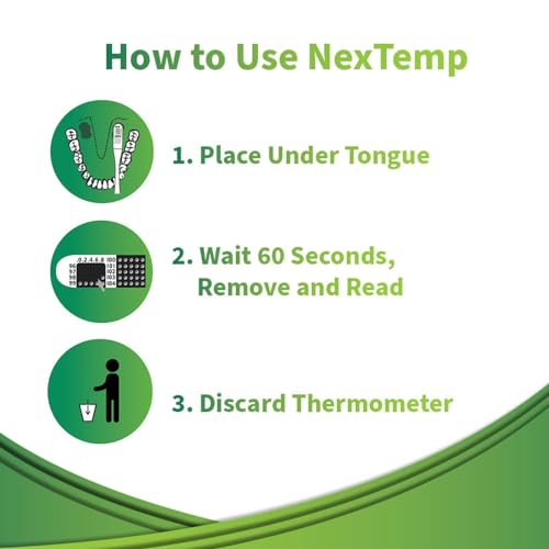 NexTemp Ultra SingleUse Thermometers Individually Wrapped Disposable