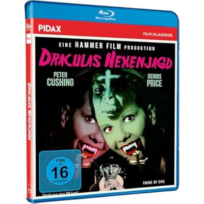 Draculas Hexenjagd (Twins of Evil) Kult Horrorfilm mit Starbesetzung aus den legend&auml;ren Hammer Film Studios - Ein Meisterwerk aus Dracula Vampir und Hexen Motiven
