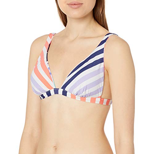 Hobie Junior's Banded Halter Bikini Swimsuit Top, Multi//in The Mix, M