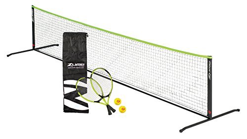 Zume Games Portable, Instant Tennis Set Includes Two Rackets, Two Balls, Net, and Carrying Case #1