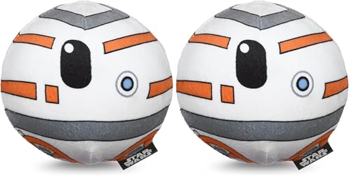 Juguete para perros BB-8 peluche sonoro 4 pulgadas pack 2