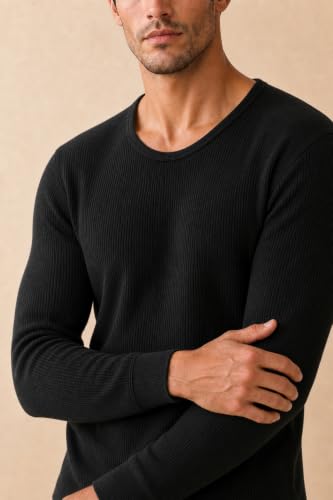 Image of Van Heusen Men's Anti-Bacterial Full Sleeve Soft Comfort Thermal Top