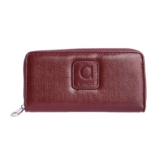 AMICHI Cartera para Mujer | Diseño Elegante y Funcional | con múltiples Compartimentos para el día a día