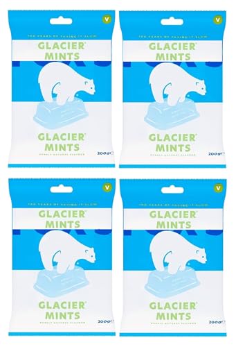 Image of Europe Centre - Sweets Bags bulk Bundles Hard Boiled Glacier Mints (800g Total) (4 Bags x 200g)