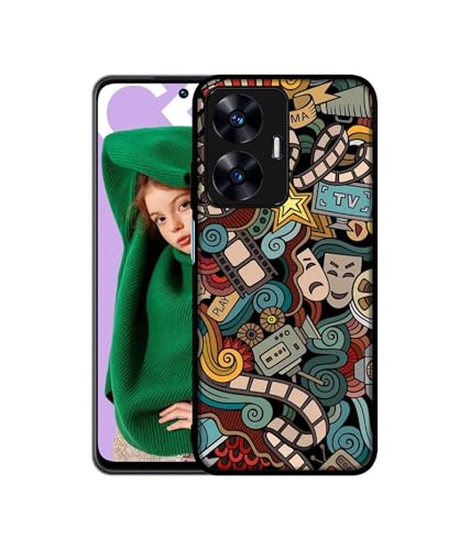 Image of Movies Design Premium 2D Printed Metal Back Case Cover for Realme C55 4G / Narzo N55 4G