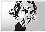 Joker Holding Apple Card Batman - Apple Macbook Laptop Vinyl Sticker Decal