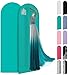 Gown Garment Bag for Women’s Prom and Bridal Wedding Dresses - ID Window - 72” x 24” - Tiffany Blue - by Your Bags