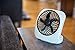 O2COOL Treva 5 Inch Battery Powered Fan Portable Desk Fan 2 Cooling Speeds with Compact Folding & Tilt Design Cubicle Accessories Small Portable (Grey)