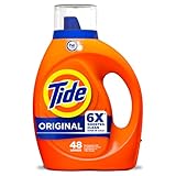 Tide Liquid Laundry Detergent, HE Compatible, Original Scent, 48 loads, 60 fl oz