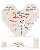 TheGiffter Cadeau Maitresse d'école, Ornement Cœur Décoratif Cadeau...