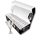 Dryden and Palmer Rock Candy Demitasse Sticks, White, Unwrapped, 100 Count for Coffee and Cocktails - Certified Kosher, Non GMO, Gluten-Free