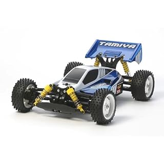 Tamiya Neo Scorcher voiture radiocommandée en kit à monter bleue