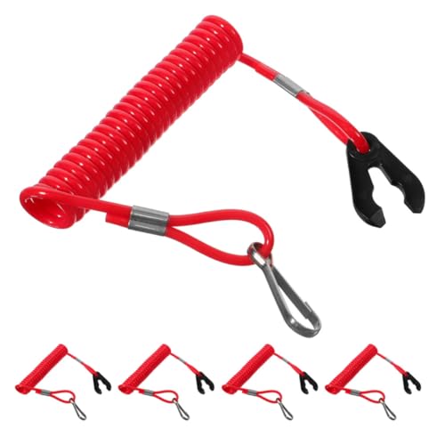 Cordón de seguridad rojo para evitar que el barco avance si caes al agua