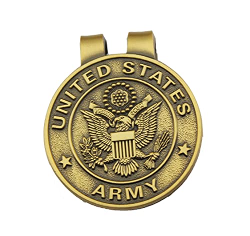 United States US Army Bronze Money Clip