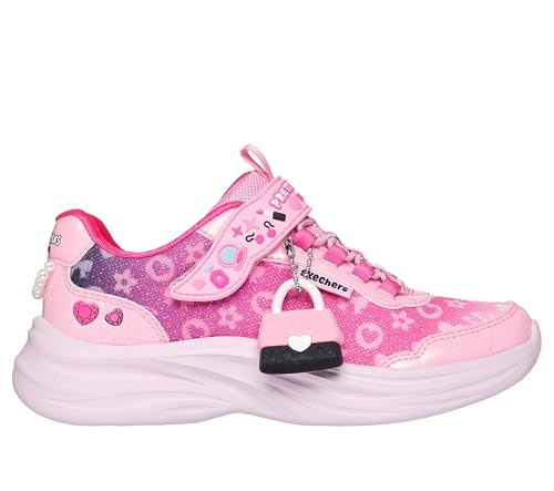 Skechers Kids Girls Power Jams 2.0 Sneaker, Pink/Multi, 10.5 Little Kid by Skechers - Used condition - Image 2