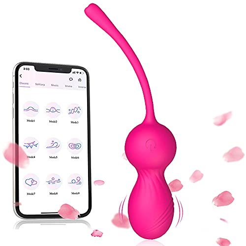 Smart Kegel Balls App Control, Silicone Kegal Exerciser for Women Pelvic Floor Tightening and Strengthen, Bladder Control Training for Women Beginners and Advanced