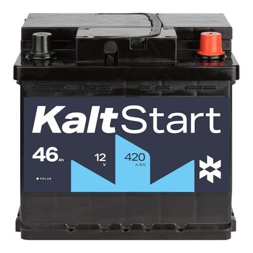 KaltStart BATTERIEN Autobatterie 12V 46Ah 420A/EN bis zu 3x längere Haltbarkeit ersetzt 44Ah 45Ah 40Ah 43Ah 46Ah